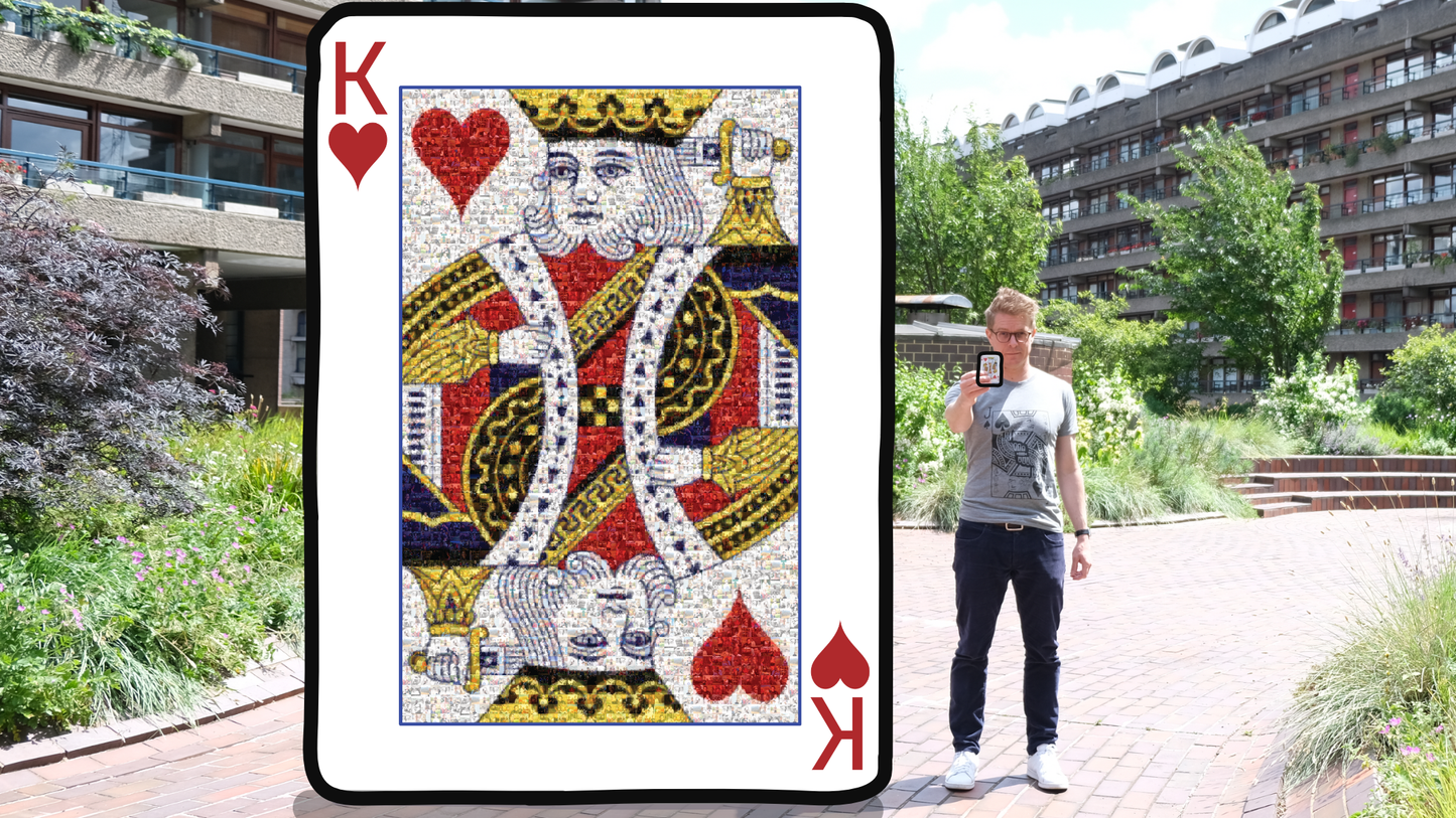 Largest Playing Cards in the World - Kickstarter late entry (physical print)