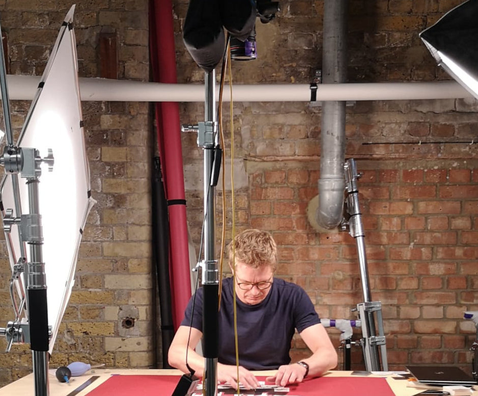 Behind the scenes preparation for a Kickstarter video