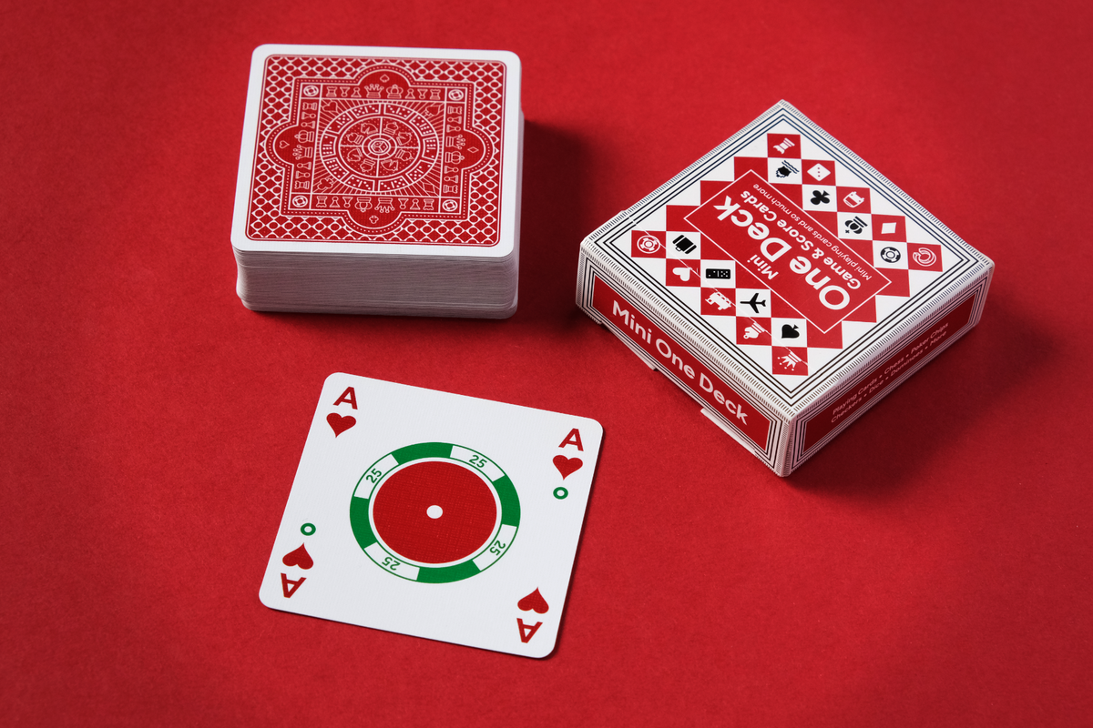 Mini One Deck Game Cards - Red Backs – Cartesian Cards