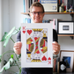 Largest Playing Cards in the World - Kickstarter late entry (physical print)